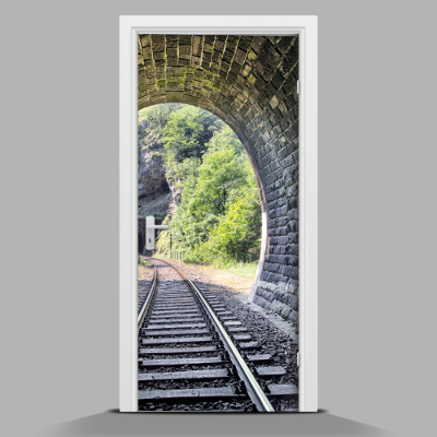 Papel para forrar puerta Vista desde el túnel