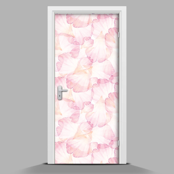Vinilo para forrar puerta Pétalos delicados