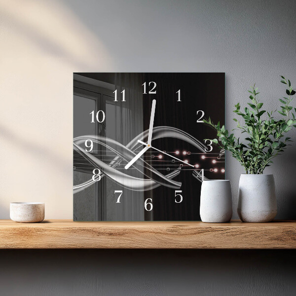 Reloj cuadrado Abstracción