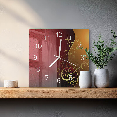 Reloj cuadrado Abstracción