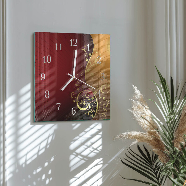 Reloj cuadrado Abstracción