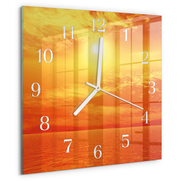 Reloj cuadrado Soleado