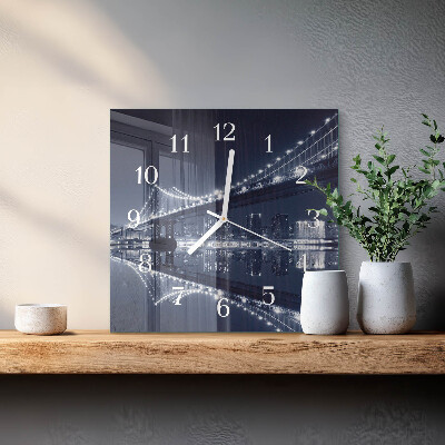 Reloj cuadrado Puente