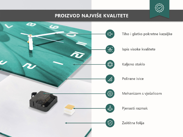 Reloj cuadrado Puente