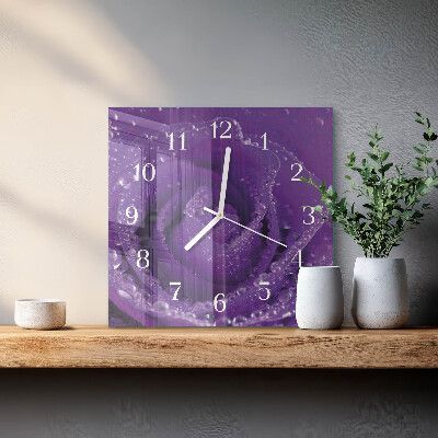Reloj cuadrado Rosa