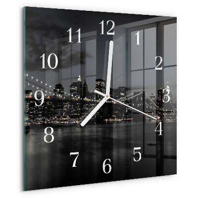 Reloj cuadrado Puente horizontal