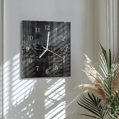 Reloj cuadrado Puente horizontal