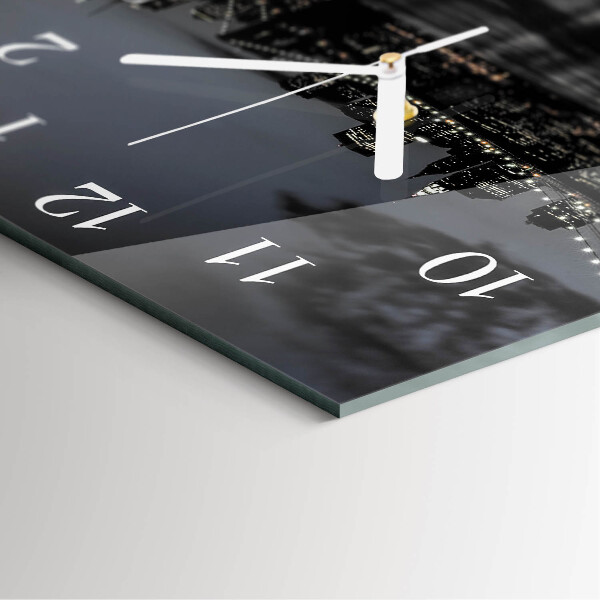 Reloj cuadrado Puente horizontal