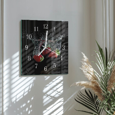 Reloj cuadrado fresas