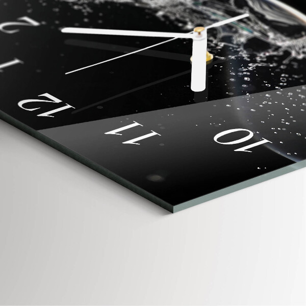 Reloj cuadrado Agua