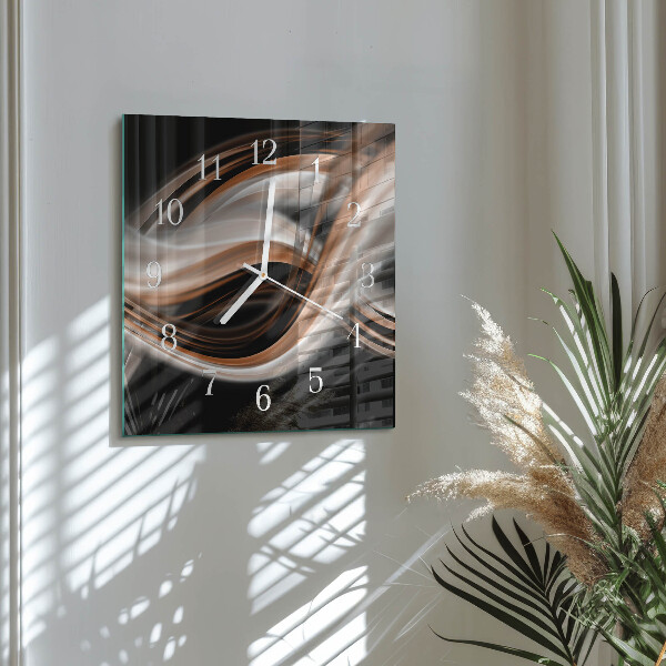 Reloj cuadrado Arte abstracto