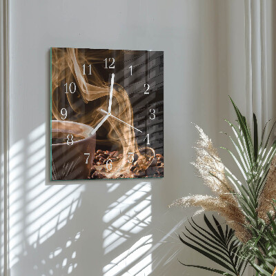 Reloj cuadrado Taza de café