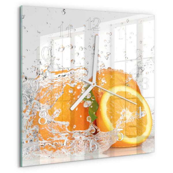 Reloj cuadrado Naranjas