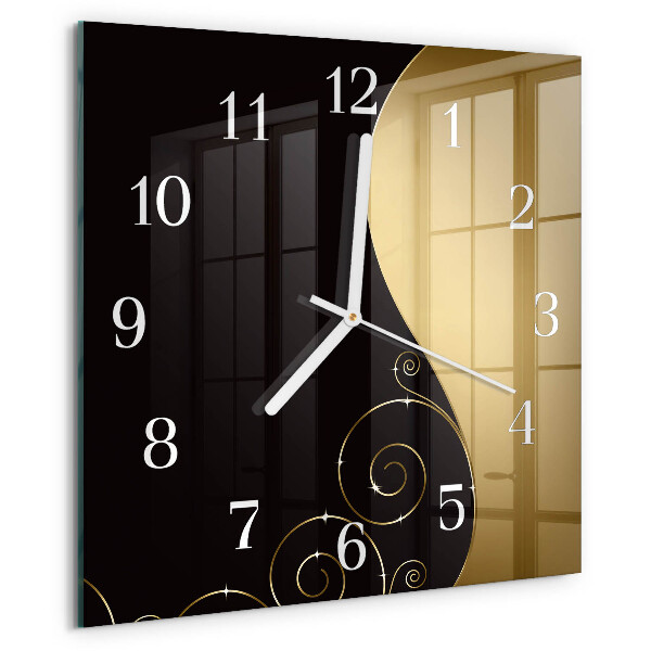 Reloj cuadrado Arte abstracto