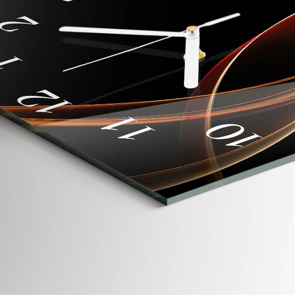 Reloj cuadrado Líneas abstractas