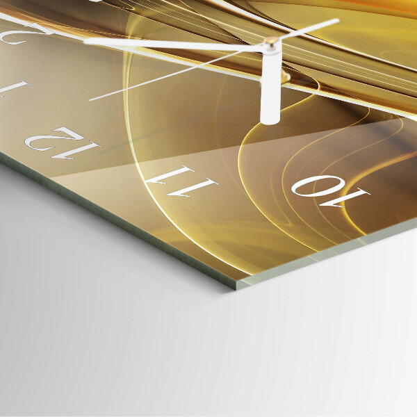 Reloj cuadrado Líneas abstractas