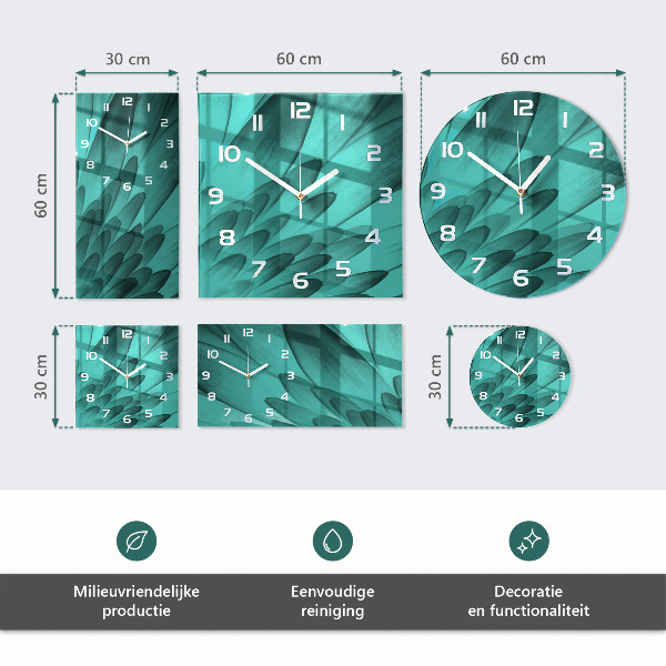 Reloj cuadrado Horizonte