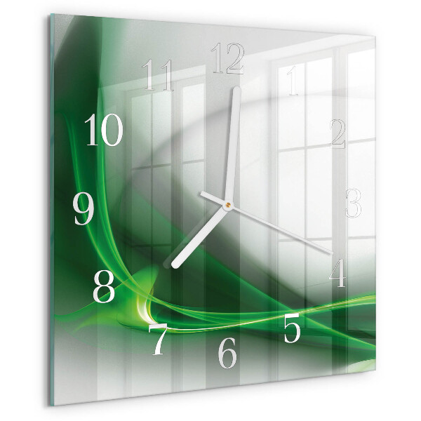 Reloj cuadrado Líneas abstractas