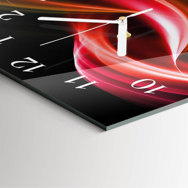 Reloj cuadrado Líneas abstractas