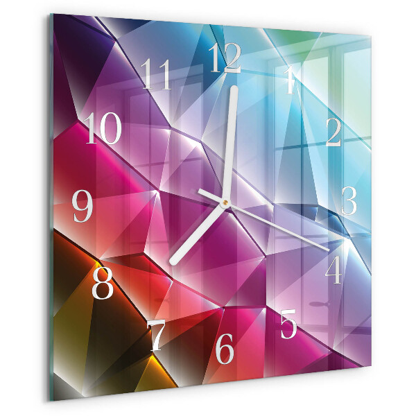 Reloj cuadrado Patrón 3D