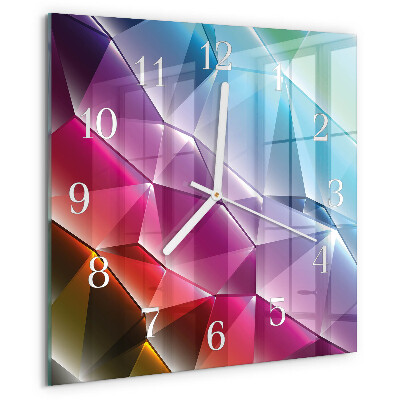 Reloj cuadrado Patrón 3D
