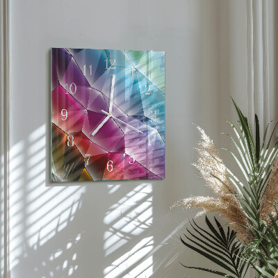 Reloj cuadrado Patrón 3D
