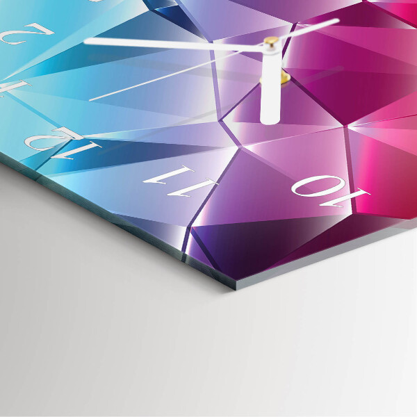 Reloj cuadrado Patrón 3D