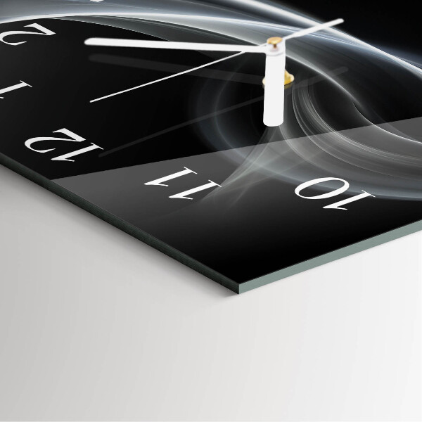 Reloj cuadrado Líneas abstractas