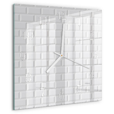 Reloj cuadrado Ladrillo