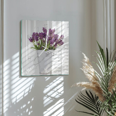 Reloj cuadrado Lavanda