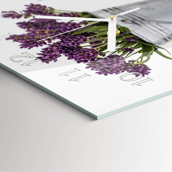 Reloj cuadrado Lavanda