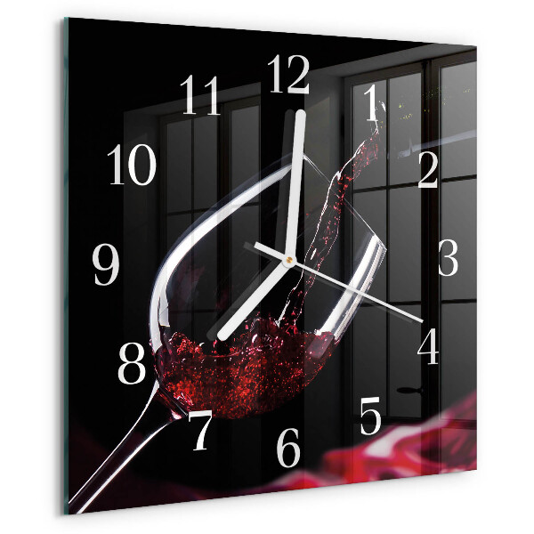 Reloj cuadrado Vino