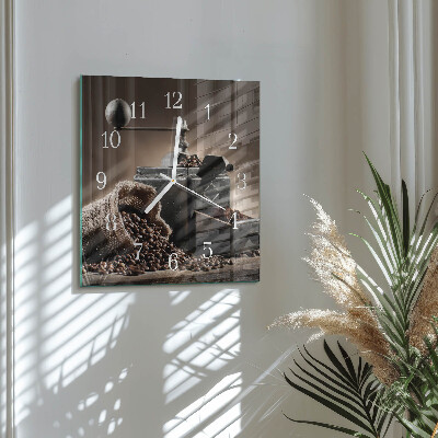 Reloj cuadrado Molinillo de café