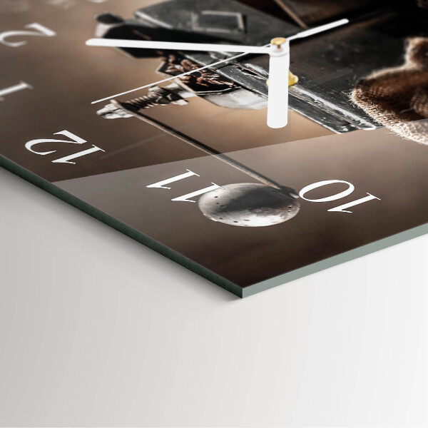 Reloj cuadrado Molinillo de café