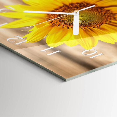 Reloj cuadrado Girasol