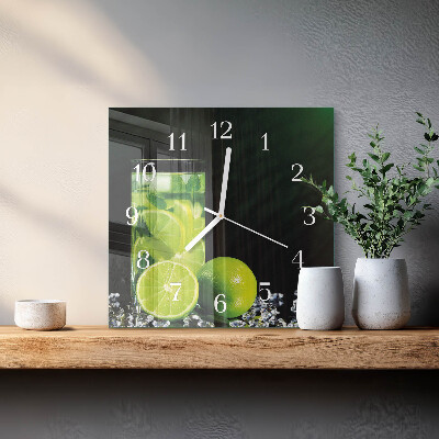 Reloj cuadrado Carbonato de calcio