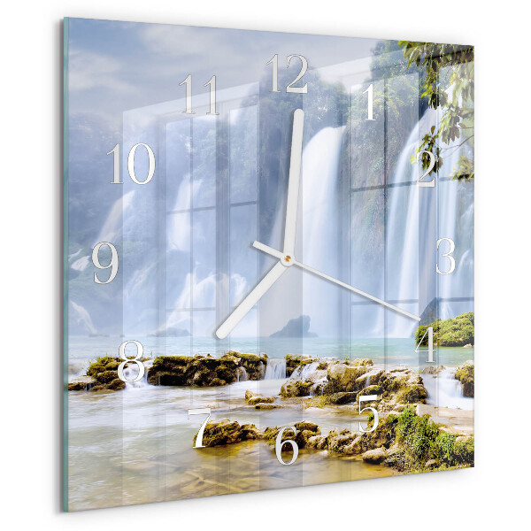 Reloj cuadrado Cascada