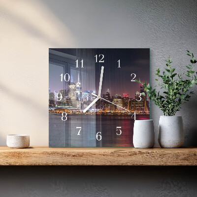 Reloj cuadrado Horizonte