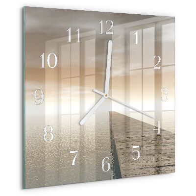 Reloj cuadrado Muelle