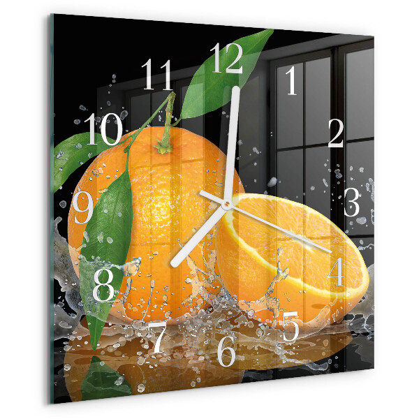 Reloj cuadrado Naranjas