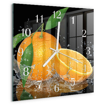 Reloj cuadrado Naranjas