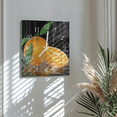 Reloj cuadrado Naranjas