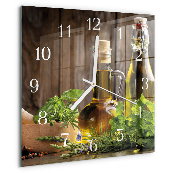Reloj cuadrado Aceite
