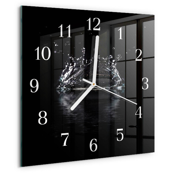 Reloj cuadrado Agua