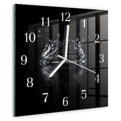 Reloj cuadrado Agua