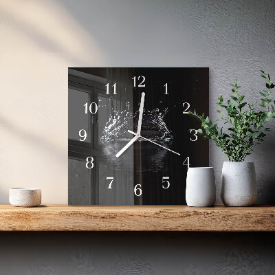 Reloj cuadrado Agua