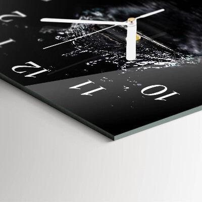 Reloj cuadrado Agua