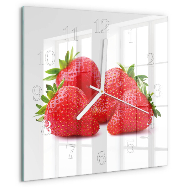 Reloj cuadrado fresas