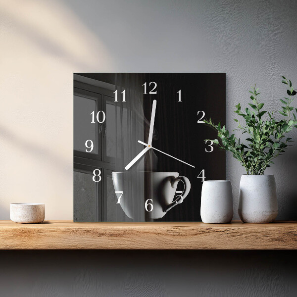 Reloj cuadrado Taza
