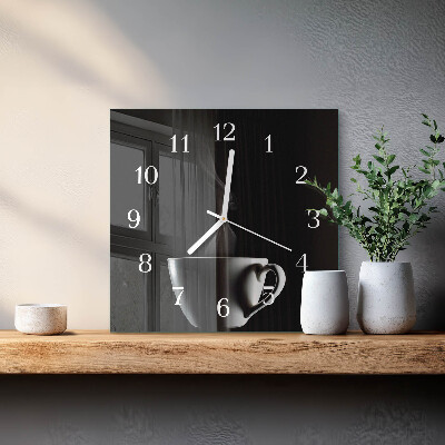 Reloj cuadrado Taza